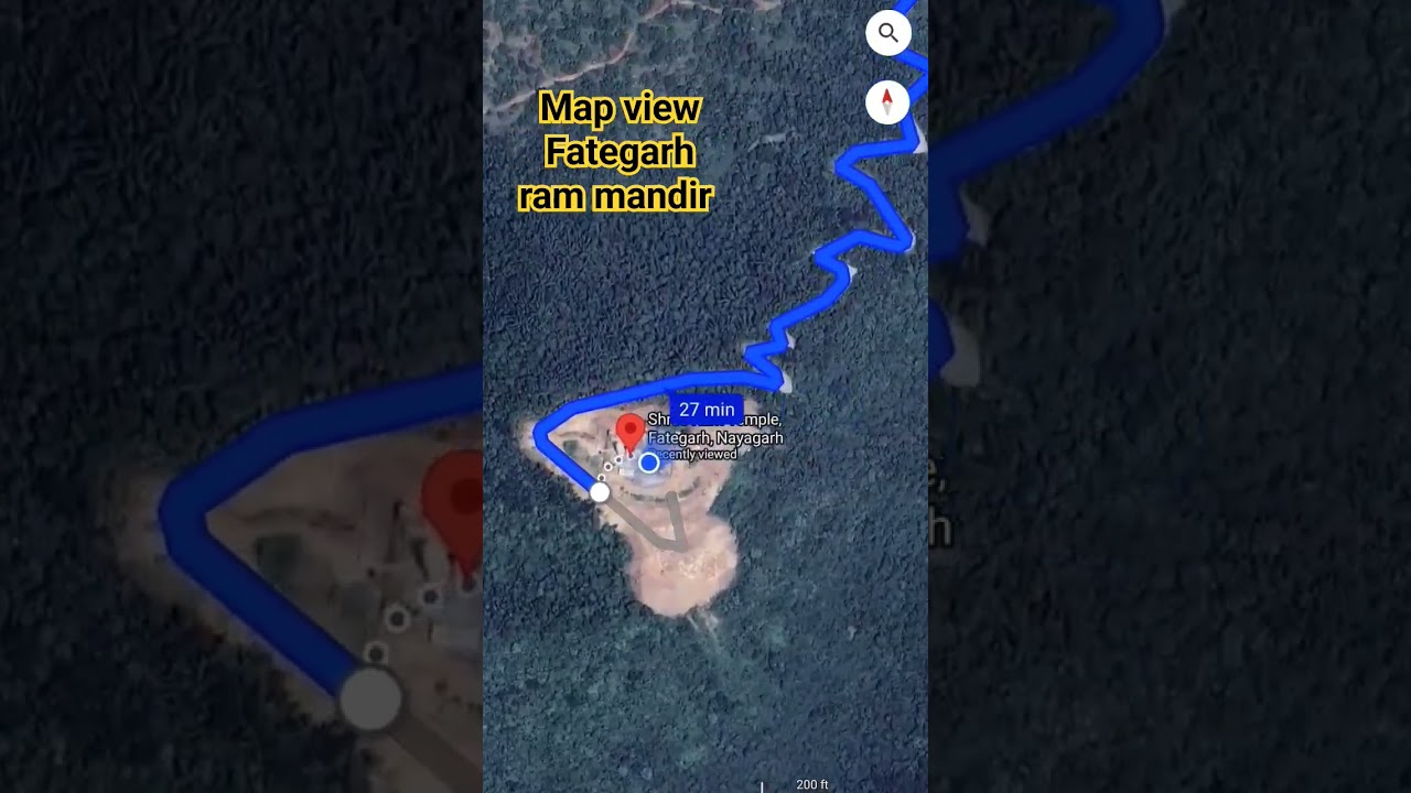 map view Fategarh Ram mandir 