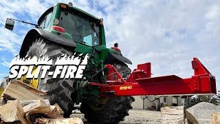 SPLIT-FIRE 4403 | 3PT Log Splitter on a John Deere