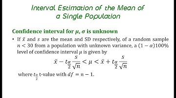 Estimation of Parameter (Part 2)