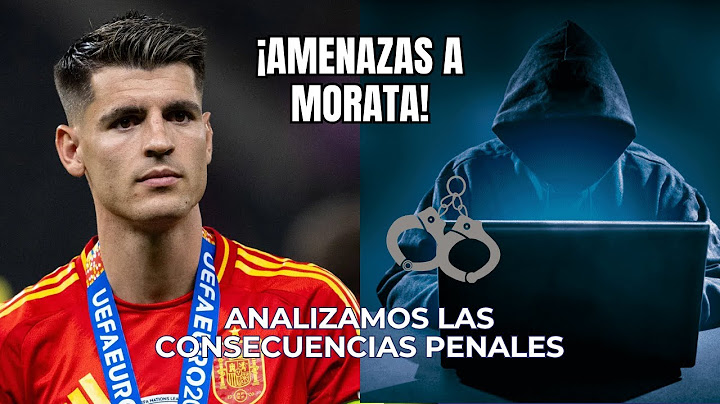 A 19-year-old youth has been arrested for THREATENING Álvaro MORATA and his family with death.