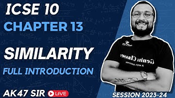 similarity icse class 10 introduction | session 2023-24