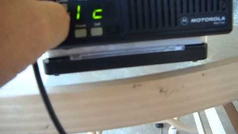 Motorola Maxtrac Video