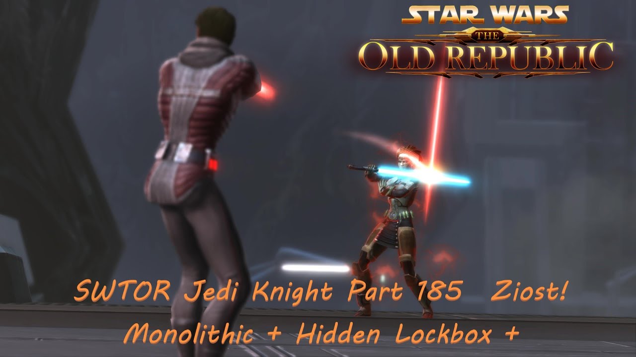 SWTOR Jedi Knight Part 185  Ziost! Monolithic + Hidden Lockbox + Searching for Survivors