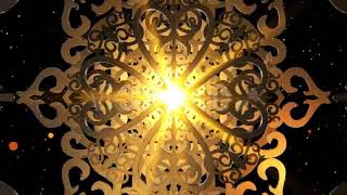 Abstract Gold Ornament Loop Background - Background VJ