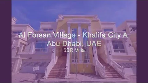 5 Bedroom Villa in Al Forsan Village - Khalifa City , Abu Dhabi - UAE