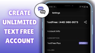 How to Create an Account on TextFree | Step-by-Step Guide 2024 Update