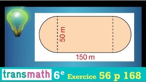 Calculer le périmètre de cette surface • composée de rectangle et cercle • sixième