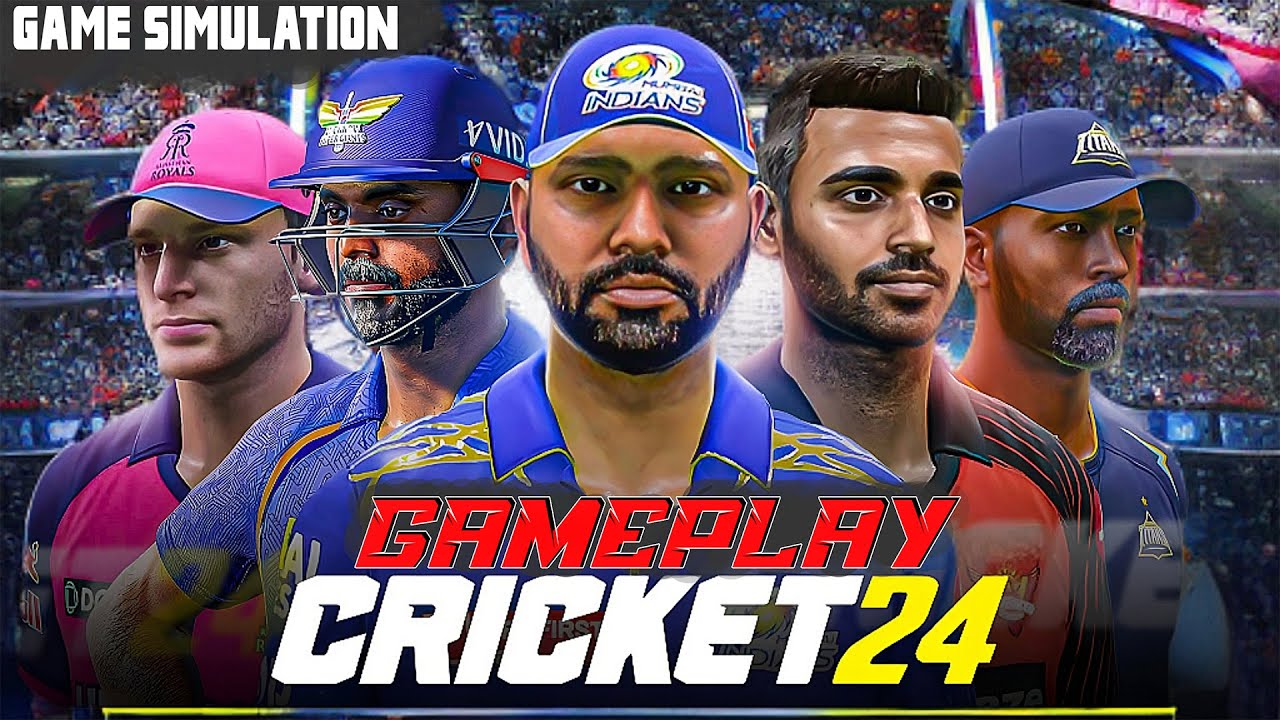 IPL LIVE Now | Cricket 24 Gameplay – Big Sixes & Last-Over Thriller!