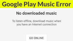Fix Google Play Music Not Showing Songs-No Music Available Error - Durasi: 3:30. Fix Google Play Music Not Showing Songs-No Music Available Error - Durasi: 3:30.