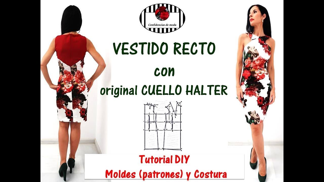 Hablar masa el primero CÓMO HACER EL VESTIDO DE FIESTA MÁS FÁCIL DEL MUNDO. DIY. Turorial costura.  Sin moldes - YouTube