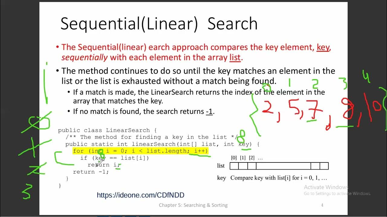 14 - chapter5 Sequential search and Binary search - YouTube