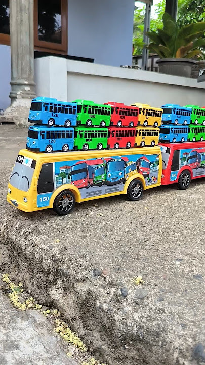 Bus Tayo Panjang, Mobil Mobilan, Mobil Tayo, Mobil Oleng, Bus Telolet, Kereta api #shorts #tayo