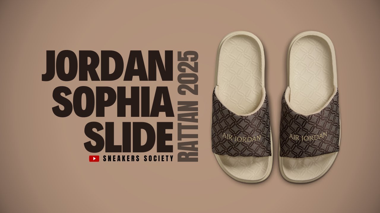 NIKE★Jordan Sophia Slide Rattan★22-27cm★高級色と デザイン RATTAN 2025 Jordan Sophia Slide | DETAILED LOOK + PRICE