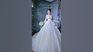 Váy cúp ngực tùng mềm nhẹ nhàng #váycướicôdâu #wedding