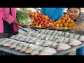 Cooking 20 KG Hypsibarbus Malcolmi Fish with 20 KG Tomatoes Recipe For Eating & Donation Foods