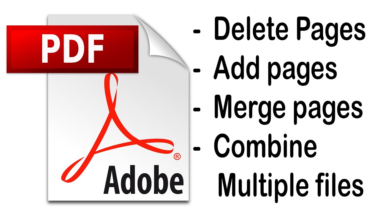 How To Delete Add Pages From PDF In Adobe Reader YouTube