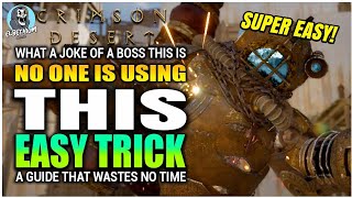 HOW TO BEAT Marni's Excavatron Boss SUPER EASY GUIDE | Crimson Desert