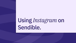 Using Instagram with Sendible