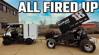 Firing Up The 410 Sprint Car For The First Time In 2023!