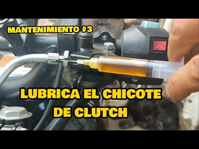 Como ajustar🔧 la maneta CLUTCH, y lubricarla.😀 