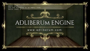 ADLENGINE   MULTIPLAYER TEXT ADVENTURE ROLEPLAYING ENGINE    PROMO VIDEO