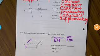 Chapter 3 Practice Test Answer Key