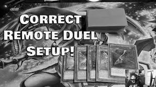 How to Remote Duel Properly! Double camera, face and field! No Cheating possible! screenshot 1