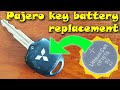 Mitsubishi Pajero / Triton key battery replacement - EASY!!