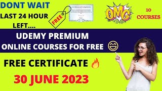 Udemy Free Courses | Udemy Free Courses Certificate Coupon Code | Tech-Savvy Vinay |#udemy |#30june