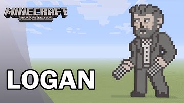Minecraft: Pixel Art Tutorial and Showcase: Logan aka Wolverine (LOGAN)