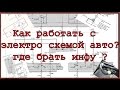 Как работать с электро схемой авто? где брать инфу ?