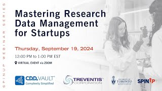 Mastering Research Data Management for Startups