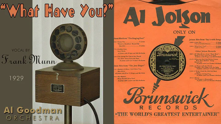 1929, What Have You?, I've Made A Habit Of You, Al...