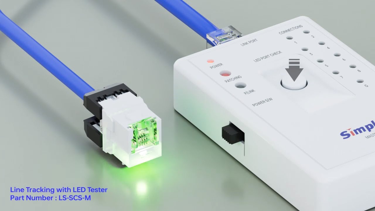 LS Simple Door type LED RJ45 Modular Jack | Port Tracking, Fast ...