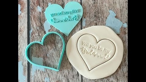 How to Create a 3D Printed Stamp / Embosser / Debosser with Cookiecad