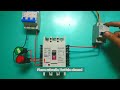 MCCB Trip indicator circuit wiring diagram with practice//electrical education and knowledge 
