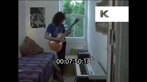 Rare Footage Marc Bolan at Home, 1970 London, Sing...