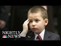 New York Cop’s 4-Year-Old-Son Gives Heartbreaking Salute at Funeral | NBC Nightly News