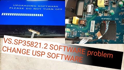 VS.SP35821.2 SOFTWARE PROBLEM USB SOFTWARE UPDATE