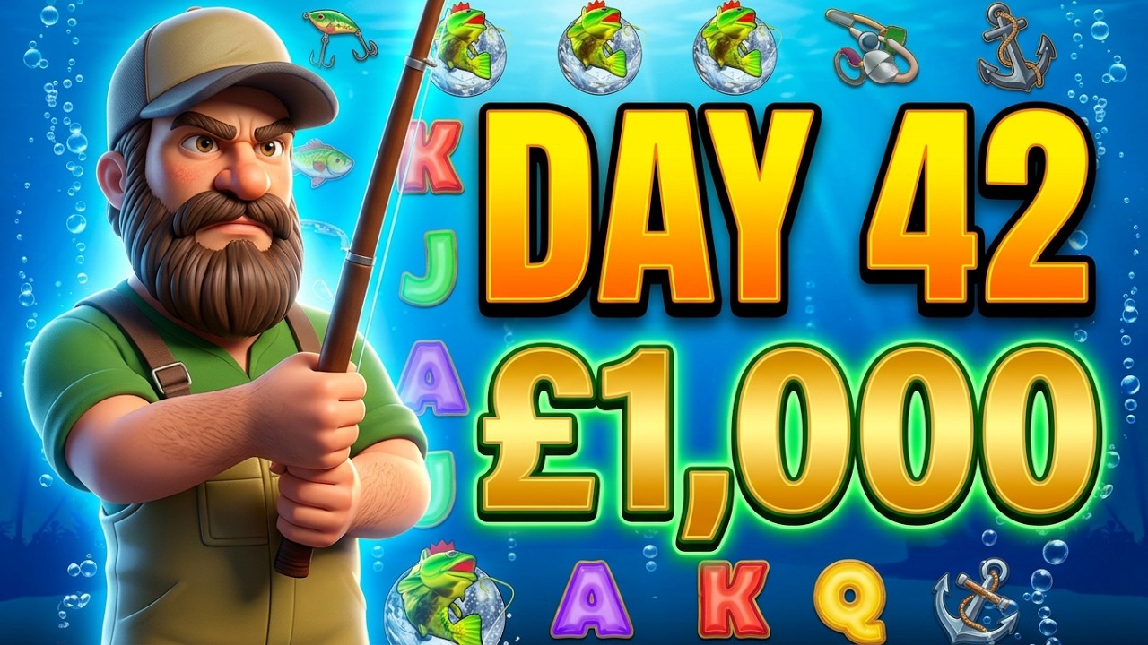 💥TURNING 10P INTO £1000 ON BIG BASS SLOTS💥DAY 42💥