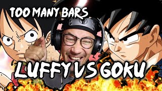 LUFFY VS GOKU RAP BATTLE | RUSTAGE ft. Shao Dow