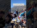 Naik Gunung Tapi Makan Ala Sultan, Bule Sampai Takjub #rinjani #hiking #mountains #travel #fypシ
