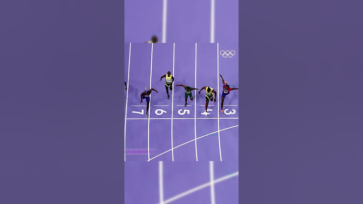 Final 100 mts paris 2024 😲