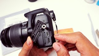 TERNYATA!! TIDAK BISA Kamera Canon Eos 1300d Pake Mic External . JANGAN  DITIRU! - YouTube