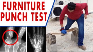 PUNCH TEST GONE WRONG - Plywood vs Particle Board vs MDF