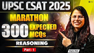 UPSC CSAT Reasoning Marathon 2025 | UPSC CSAT Expected MCQs | UPSC CSAT Free Classes | EduTap UPSC