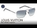 Louis Vuitton Mens Attitude Sunglasses Gold 140 – Luxe Collective