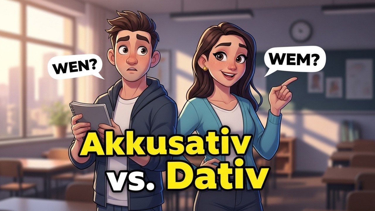 Dativ oder Akkusativ | Typische Fehler vermeiden im Alltag | Deutsch Podcast A2–B1