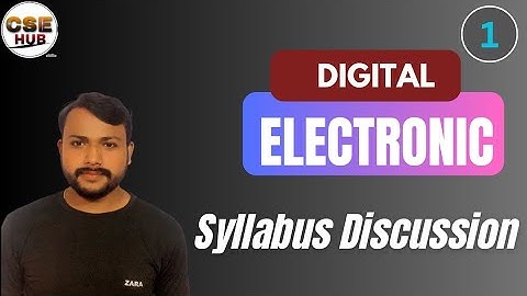 Digital Electronics| Syllabus Discussion | CS & EC| by vikas Sir @csengineeringhubb