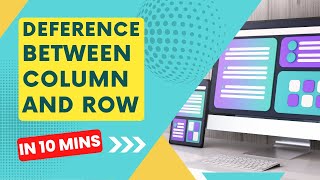 Difference   between Column and Row with Scrolling  | Flutter-Dart |